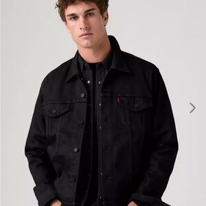 Levi's Men's Trucker Black Denim Jacket